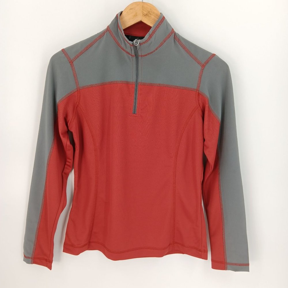 NORTH END LADIES BRICK/GRAY XXL SLEEVE SHIRT - Picture 16 of 16